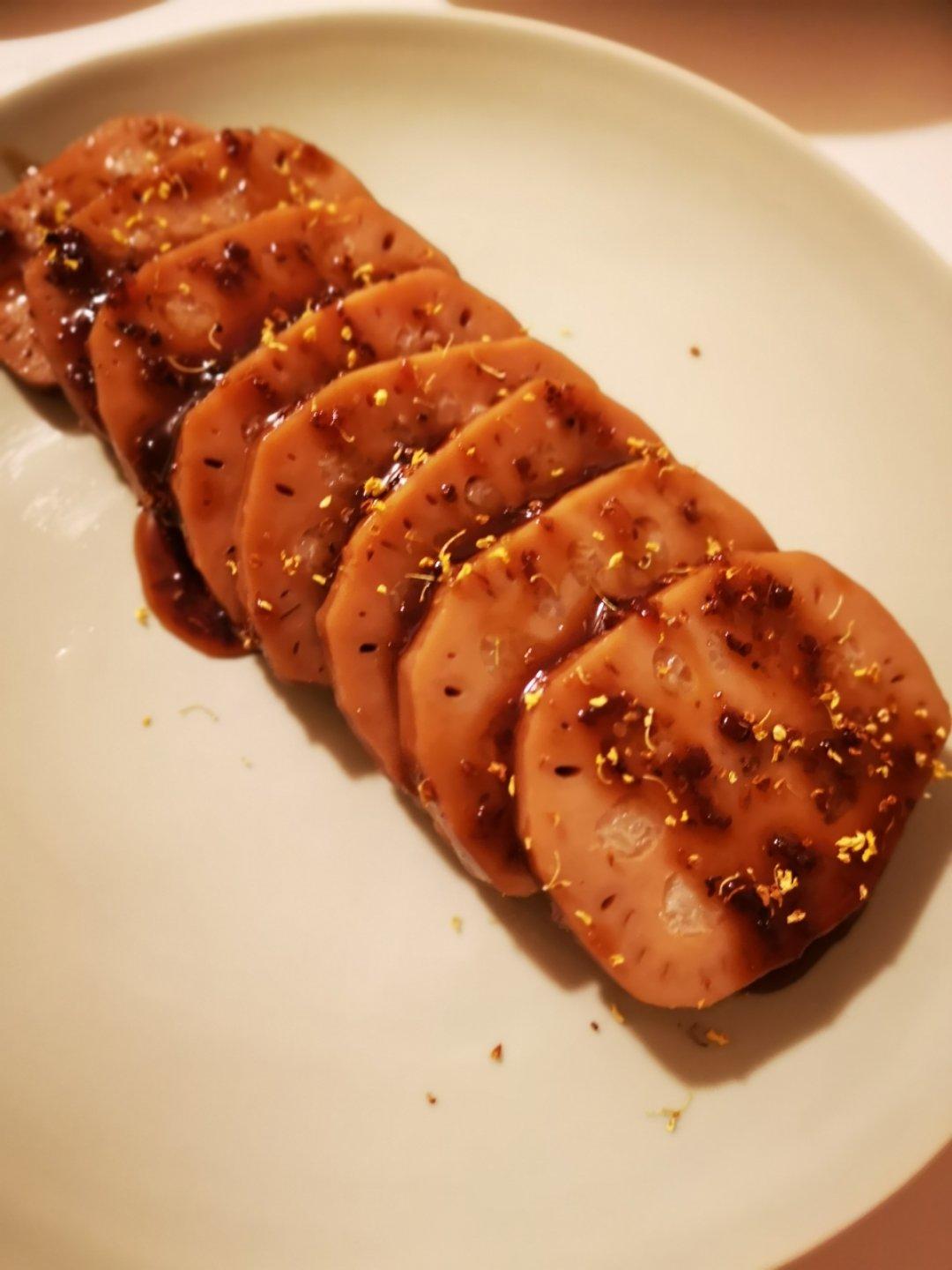 【曼食慢语】桂花红糖糯米藕