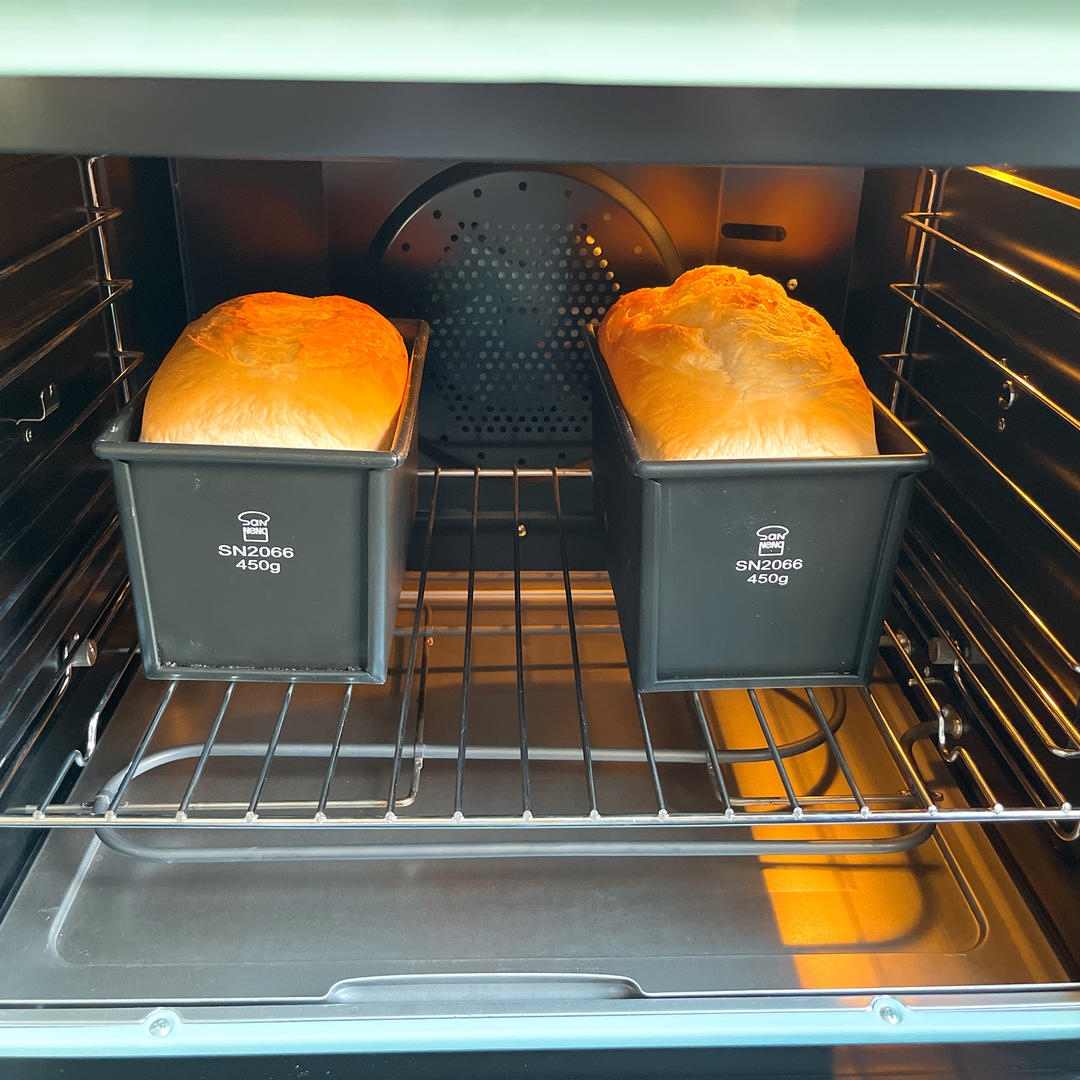 软嫩的乳酪吐司---风炉两层山形吐司同烤记录