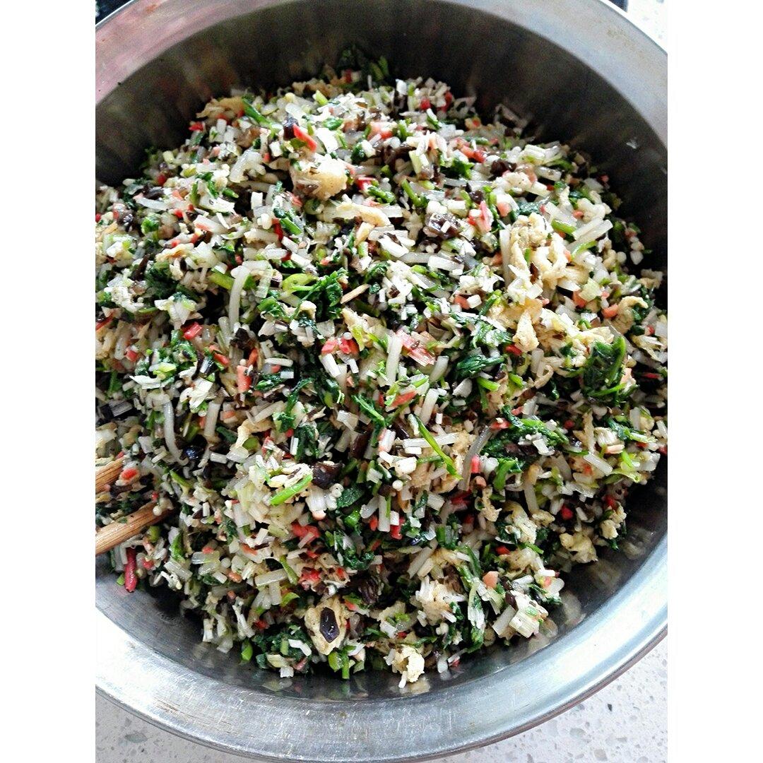 馄饨皮蒸饺