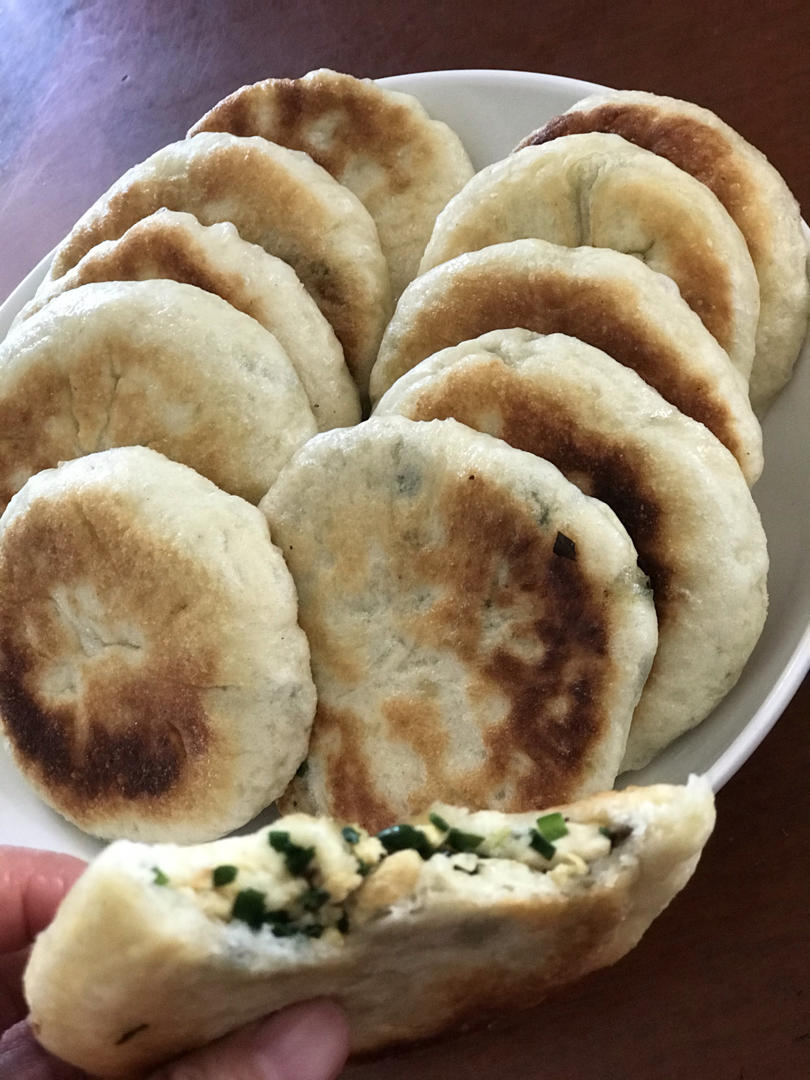 发面韭菜饼
