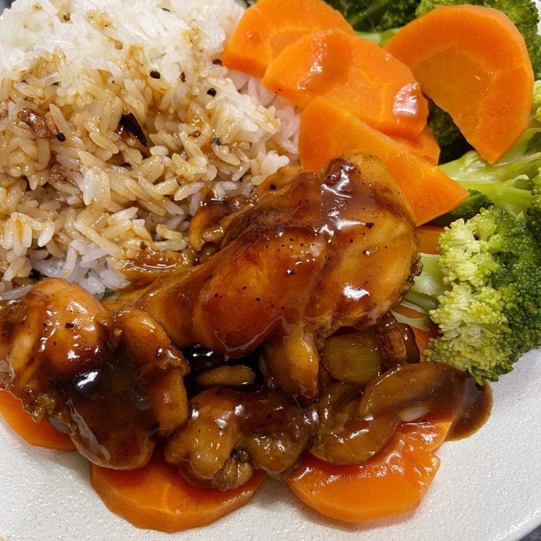 照烧鸡腿饭