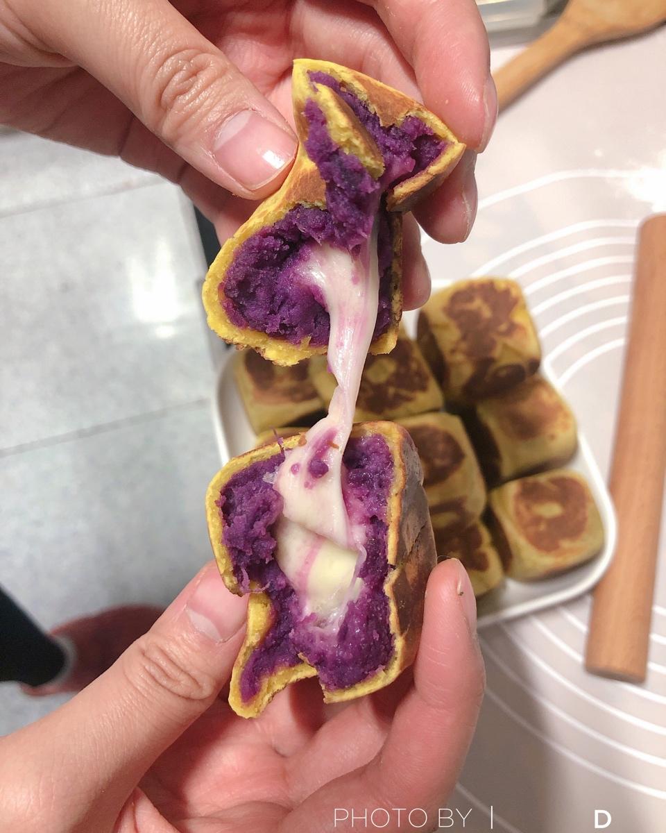 【爆浆紫薯仙豆糕】