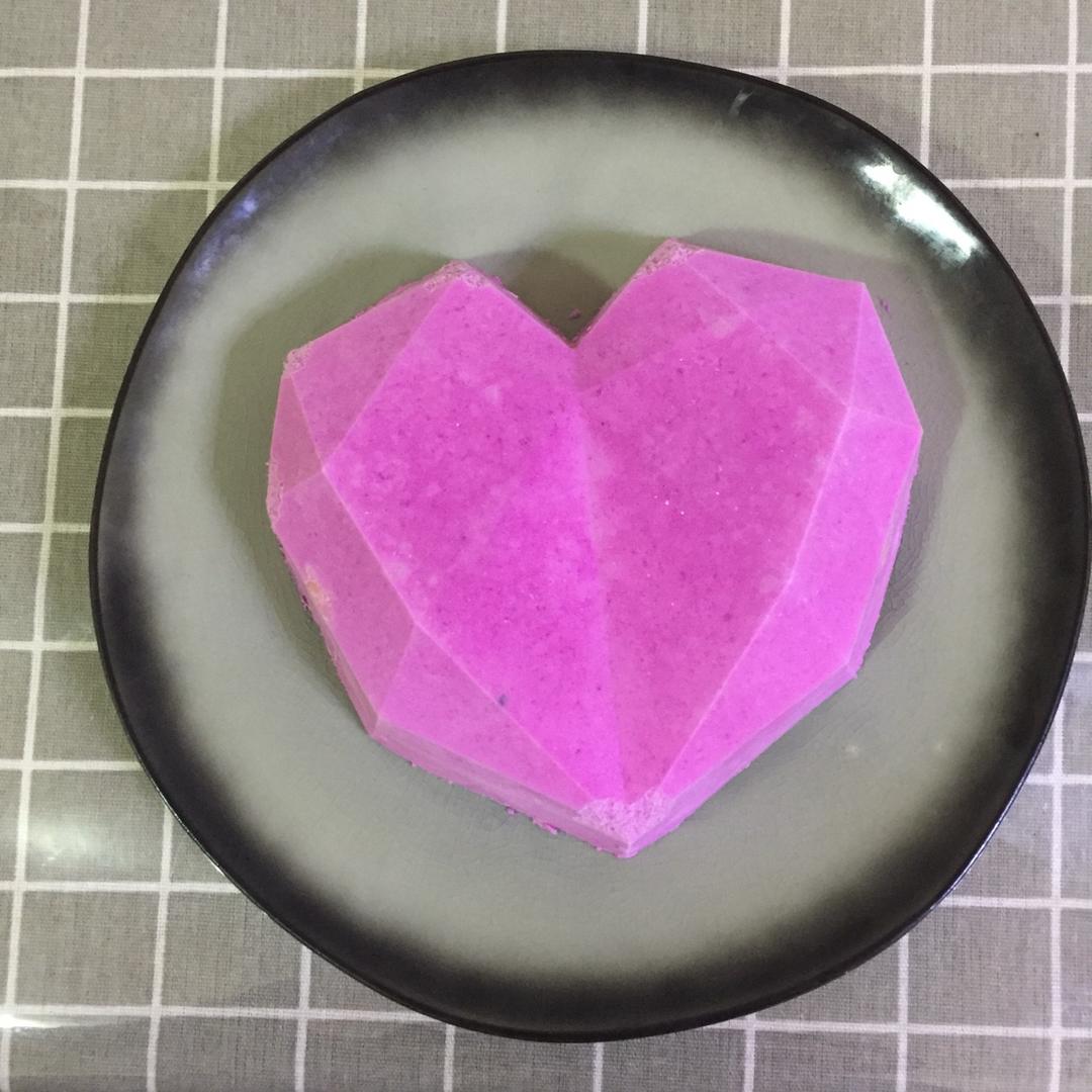 💎钻石心形火龙果慕斯💎