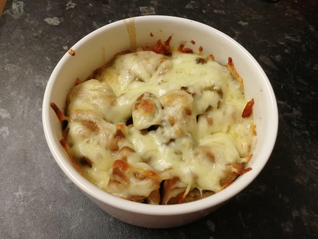 奶油蘑菇鸡肉焗饭