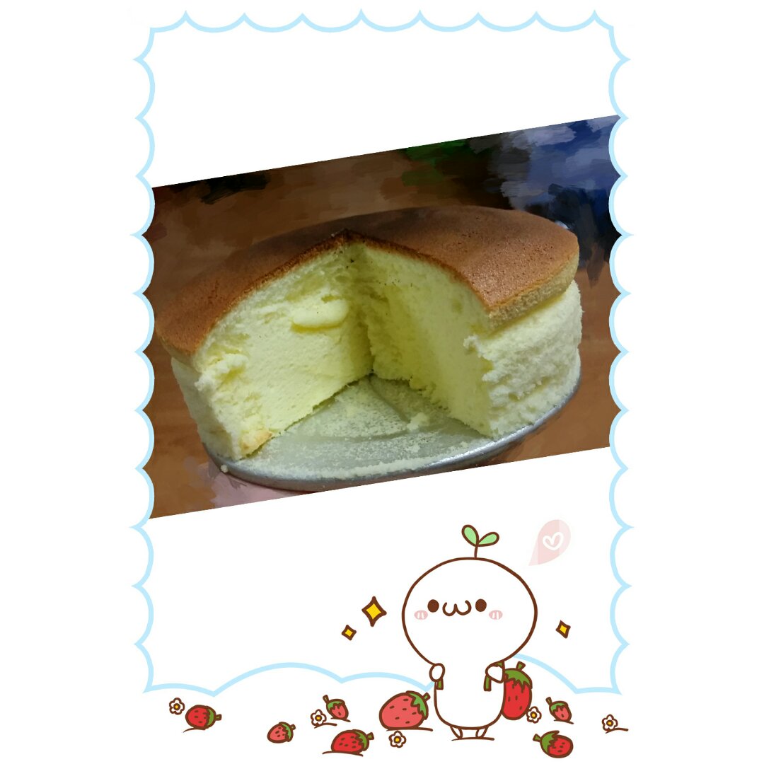 无油酸奶蛋糕【仿真轻乳酪】