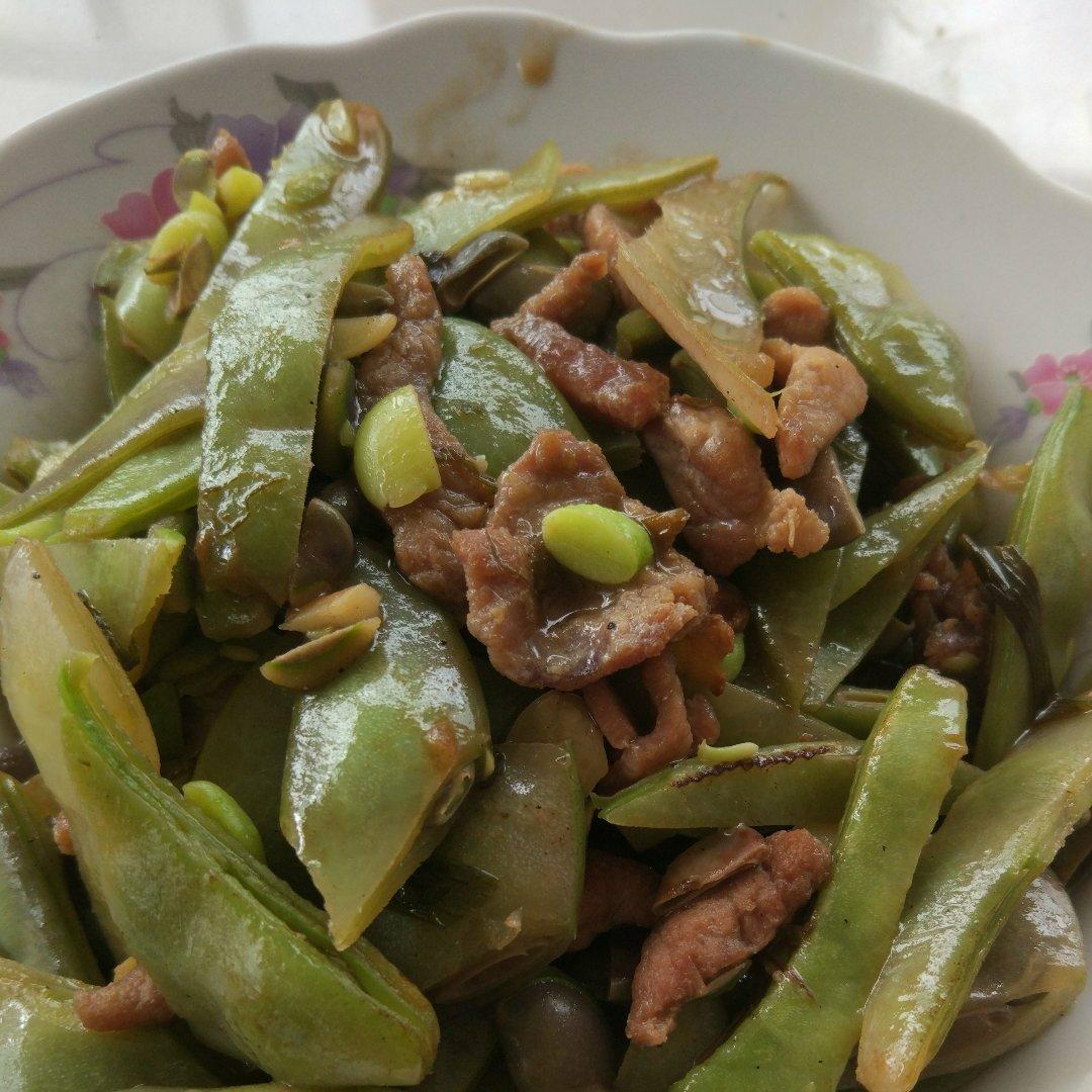 扁豆角丝炒肉