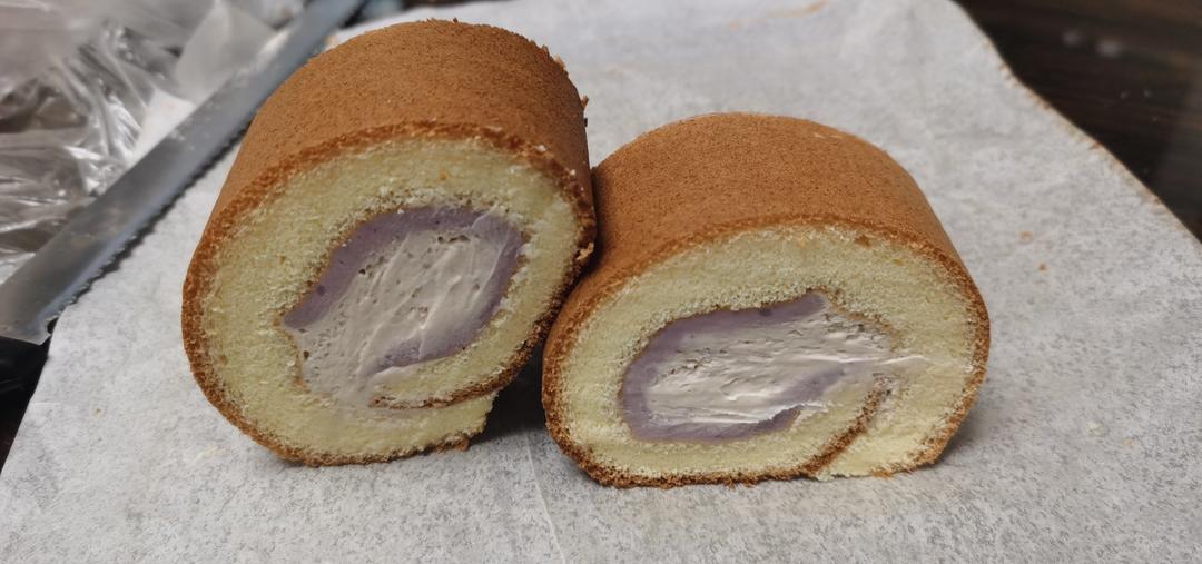 台湾芋泥蛋糕卷