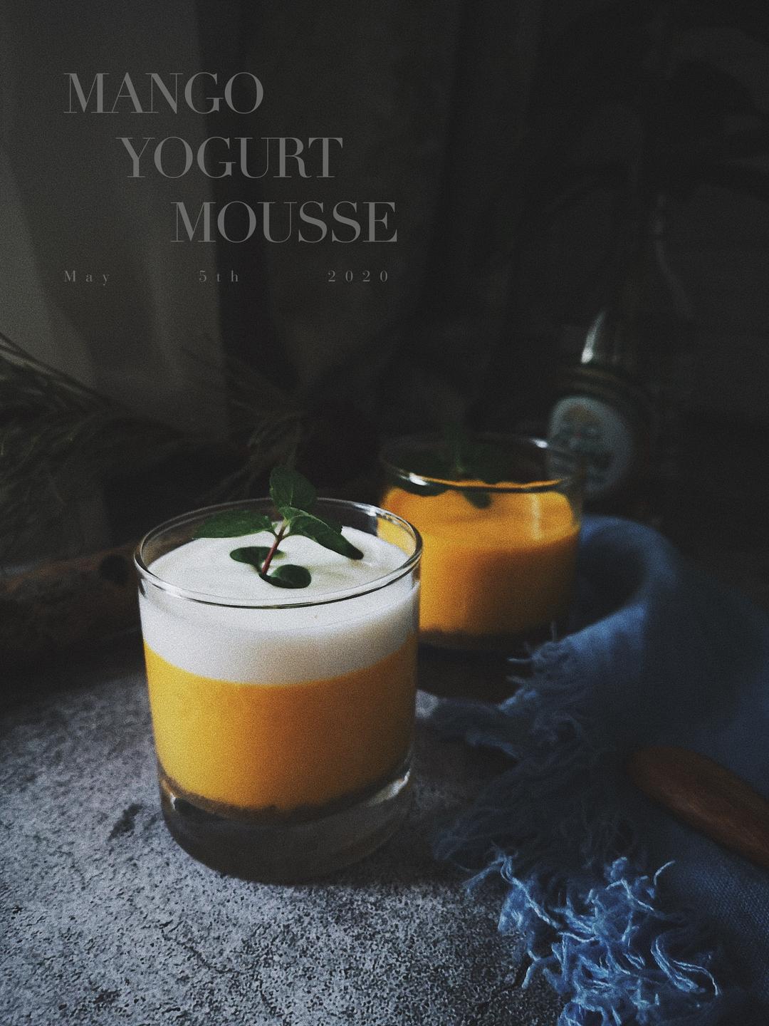 低脂芒果酸奶慕斯杯｜布丁口感 无奶油 超简单的做法