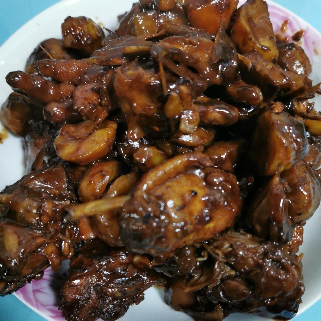 【栗子烧鸡】鸡肉都给你吃，栗子归我~