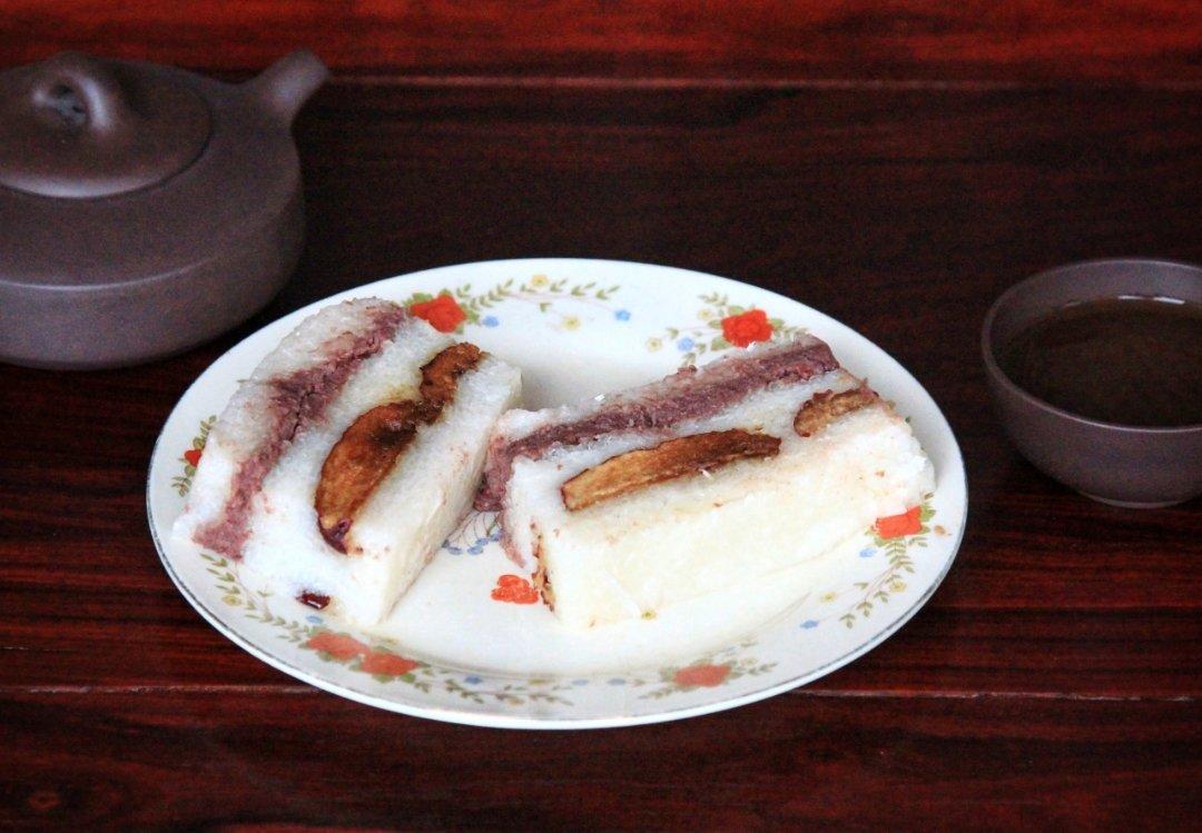 红枣豆沙切糕