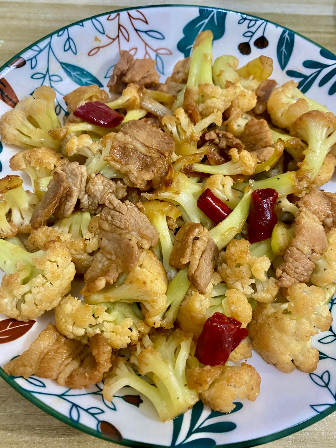 老丁的私房菜-干锅花菜