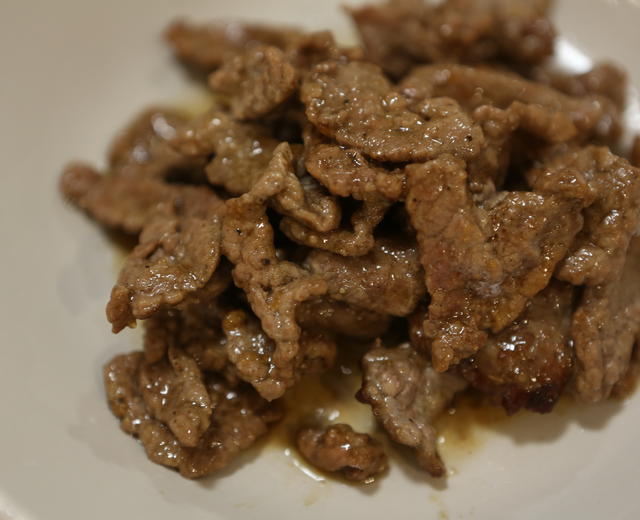 韩式黑椒牛肉的做法