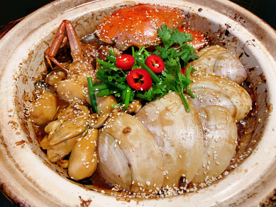 酱香肉蟹煲