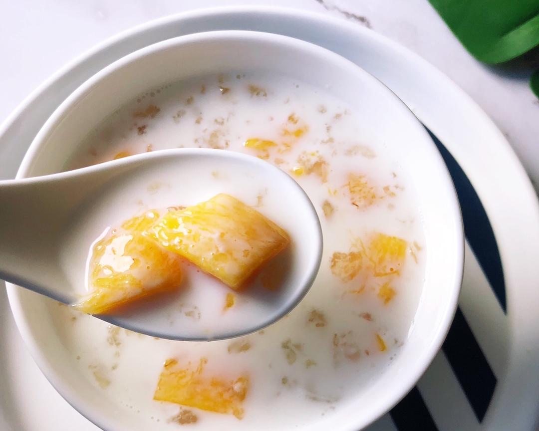 芒果03雪蛤牛奶炖蛋白