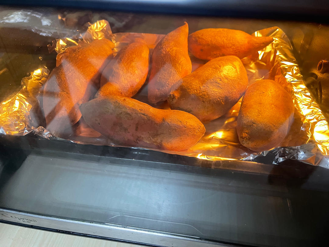 烤箱烤红薯