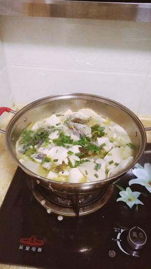 豆腐酸菜鱼的做法 步骤6