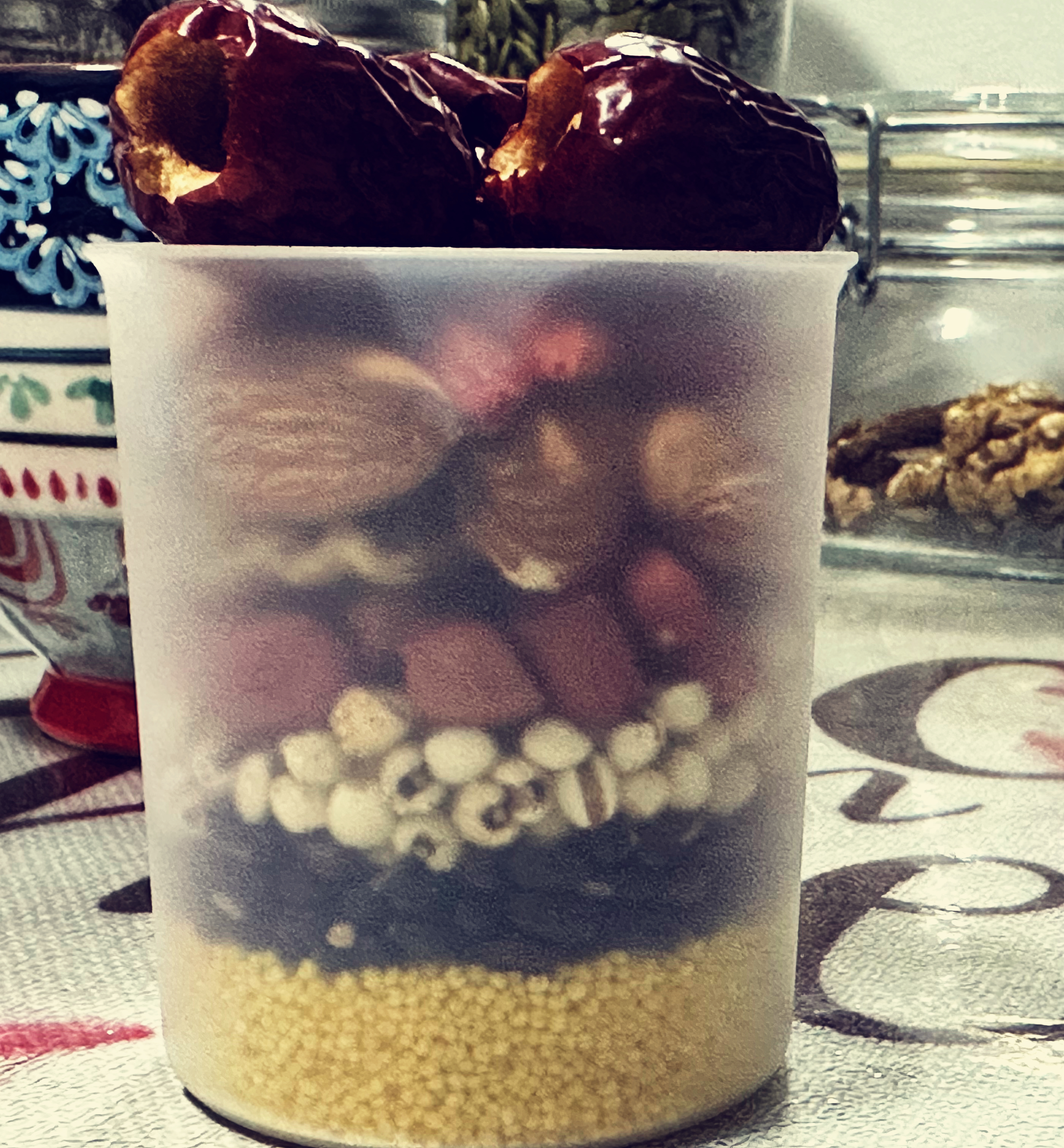红豆小米糊 冬日里的甜品