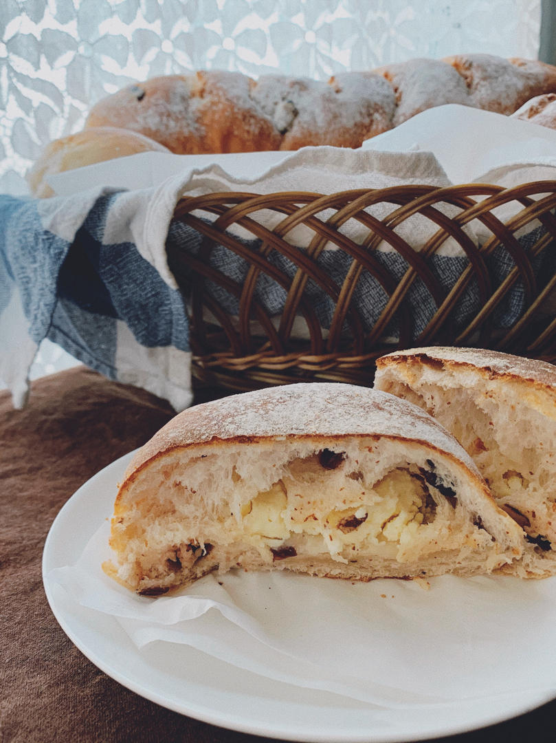 面包店里的常客——蔓越莓奶酪软欧