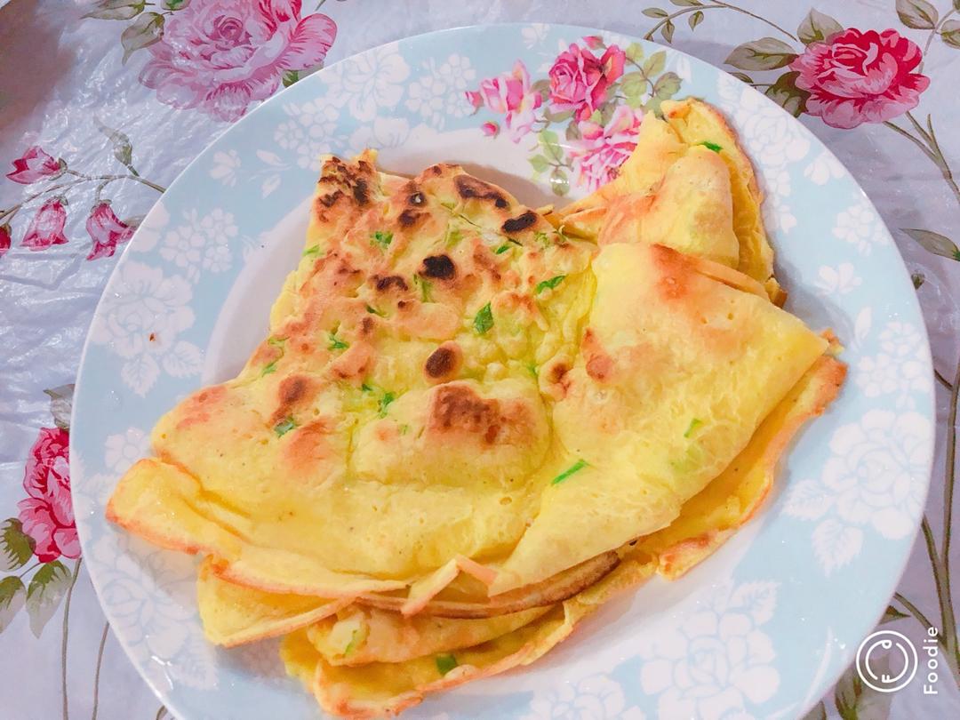 香葱鸡蛋饼