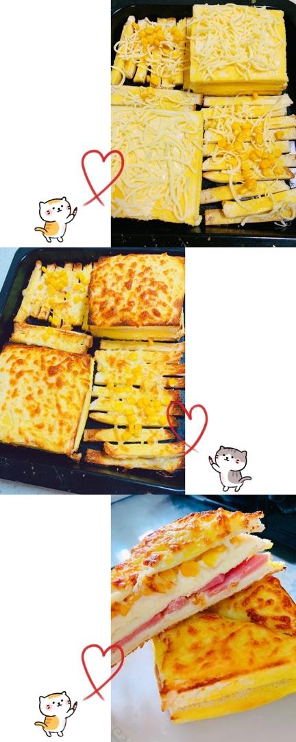 超级好吃的黄金三明治🥪
