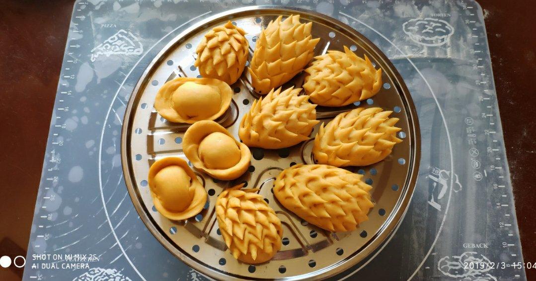 南瓜元宝馒头