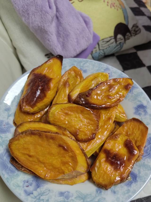 蜂蜜烤红薯片