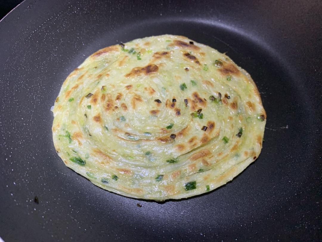 快手懒人版葱油饼❗️㊙️简单易做❗️超级酥脆❗️