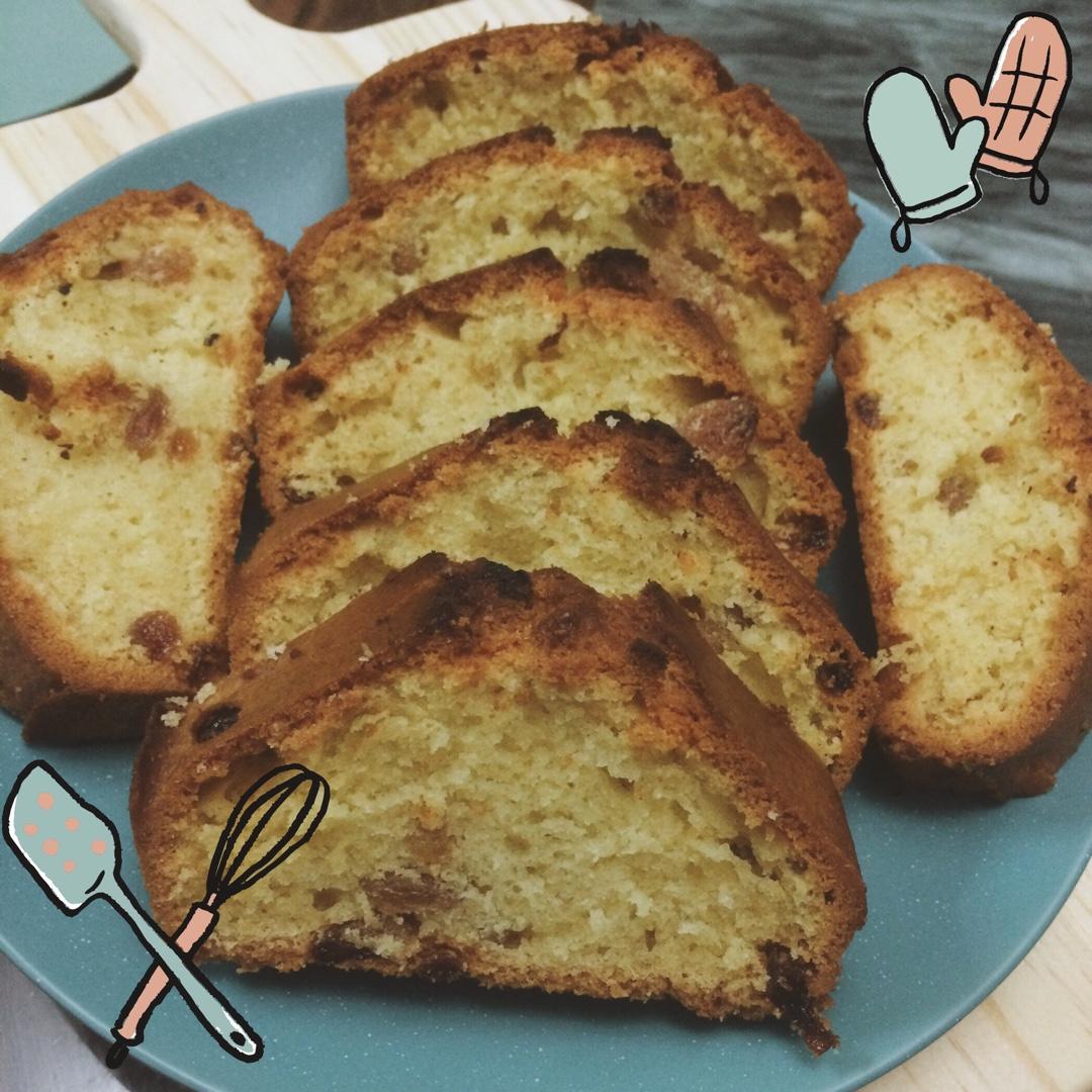 朗姆酒葡萄磅蛋糕（超级详细版）
