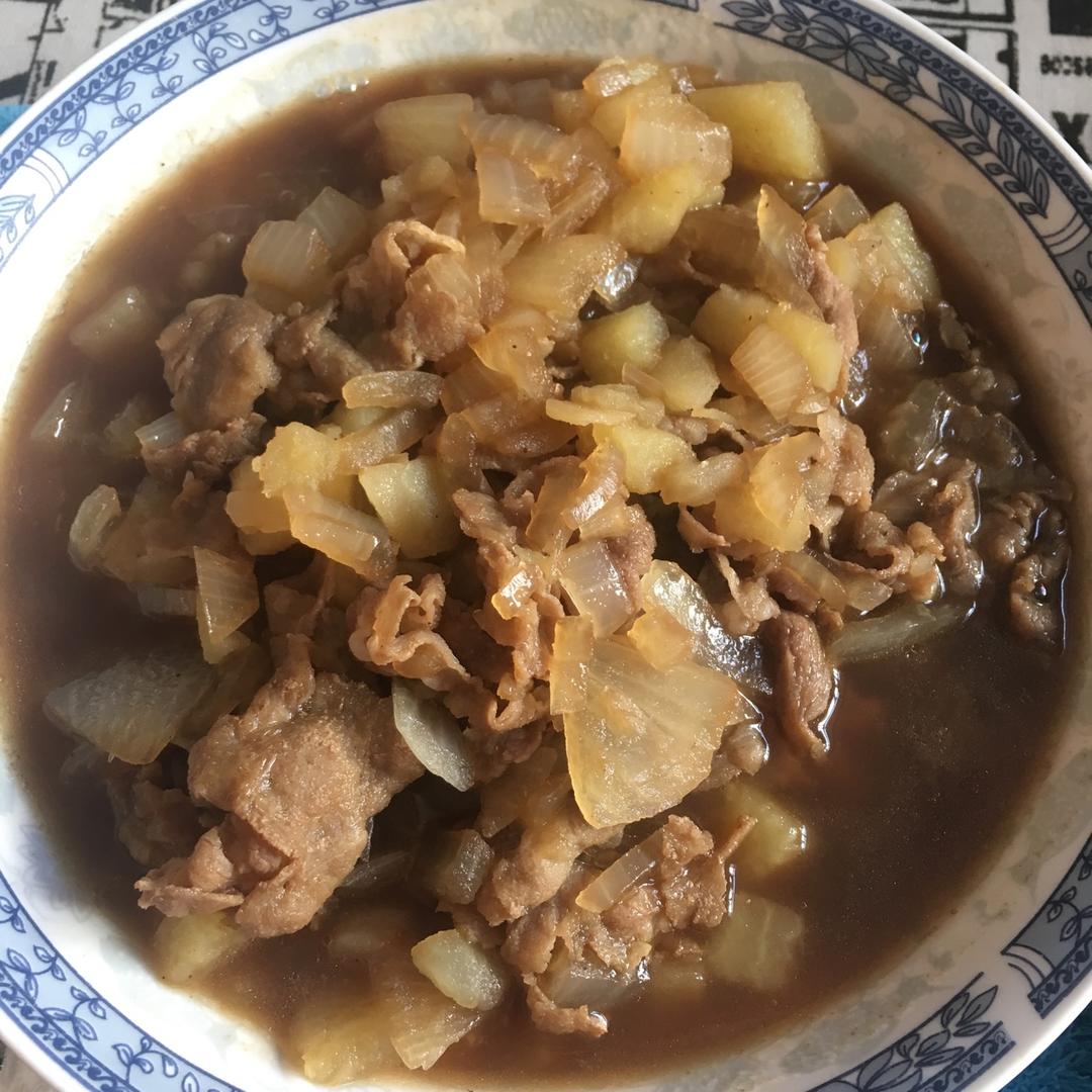 好吃到舔碗底的土豆肥牛拌饭