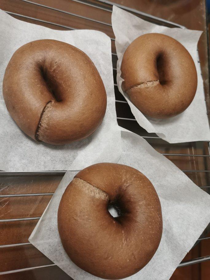 超级清新但是并不绿油油的柚子抹茶贝果