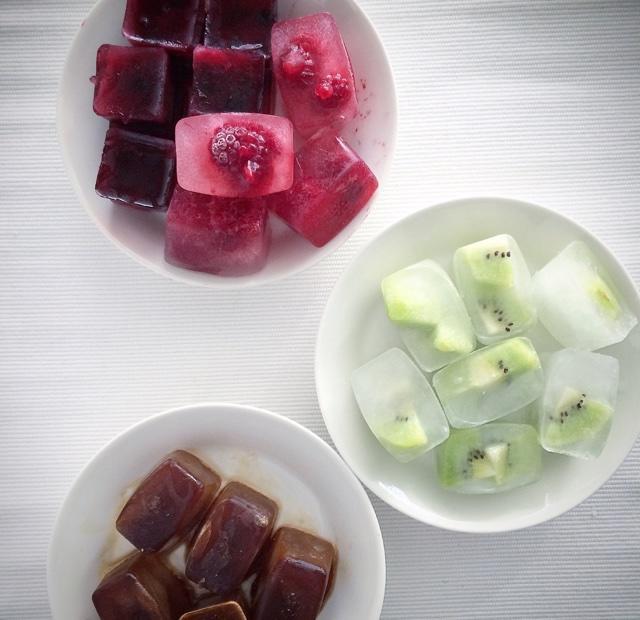 夏日的水果冰
