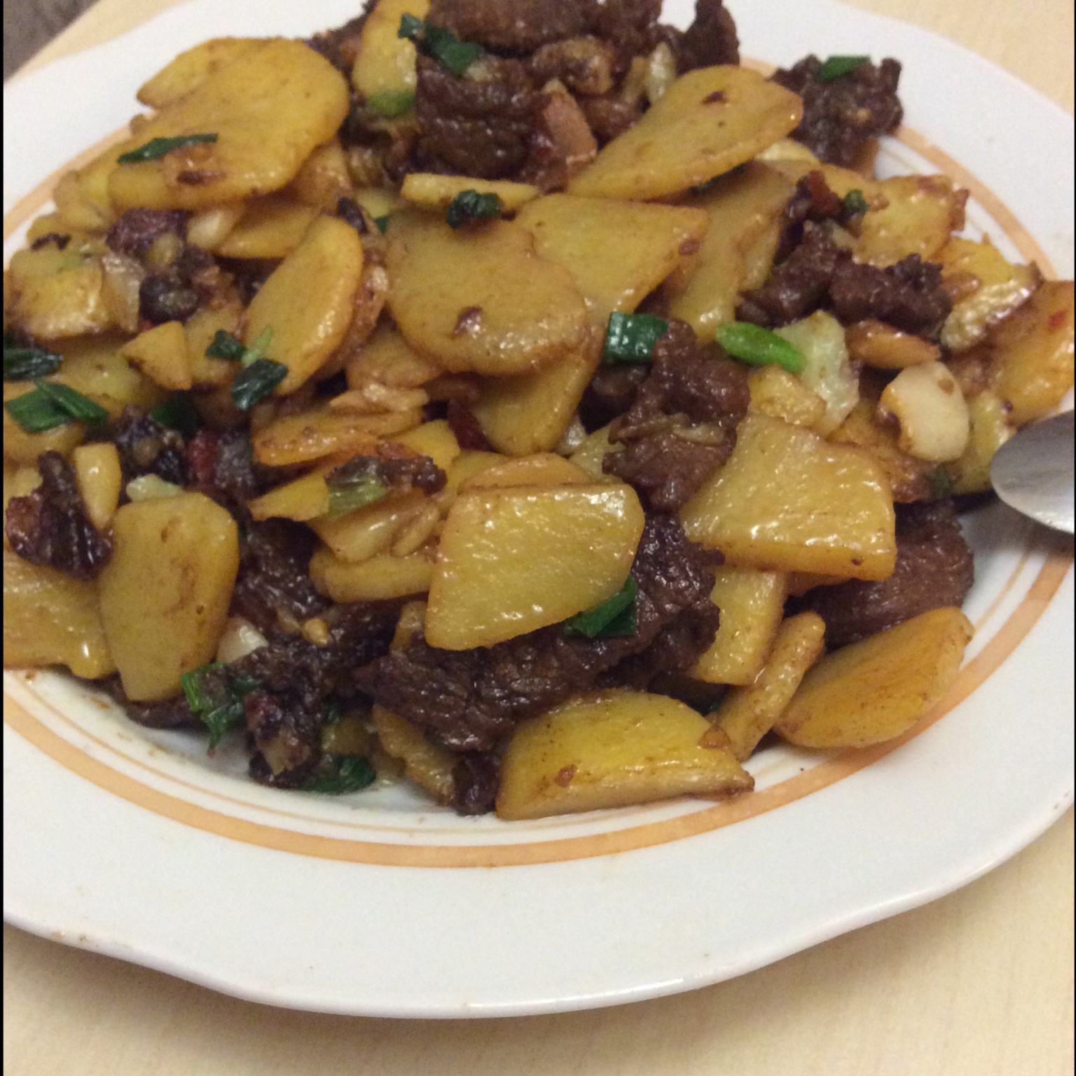 土豆炒牛肉