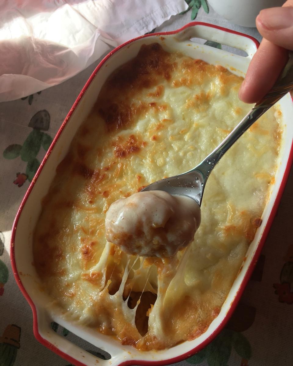 超拉丝芝士焗红薯❗奶香浓郁