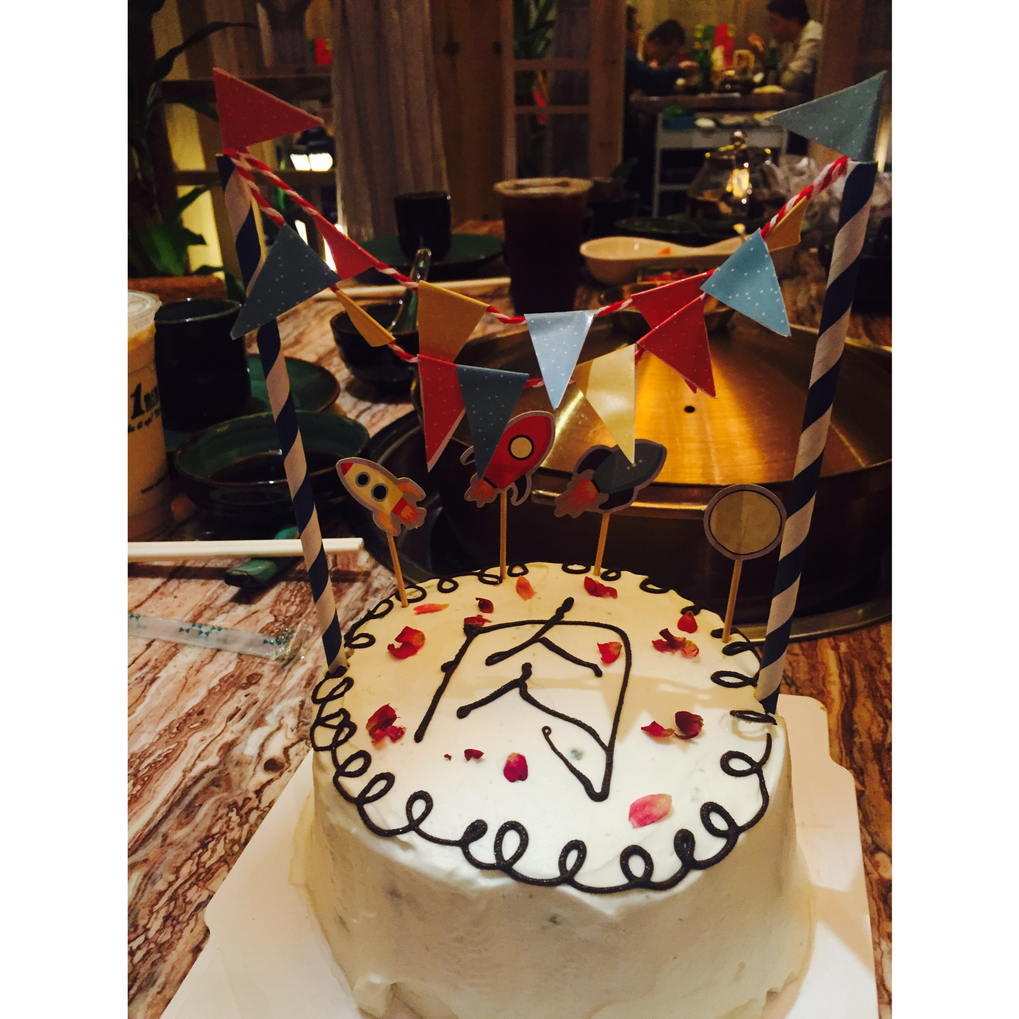 抹茶戚风螺纹蛋糕