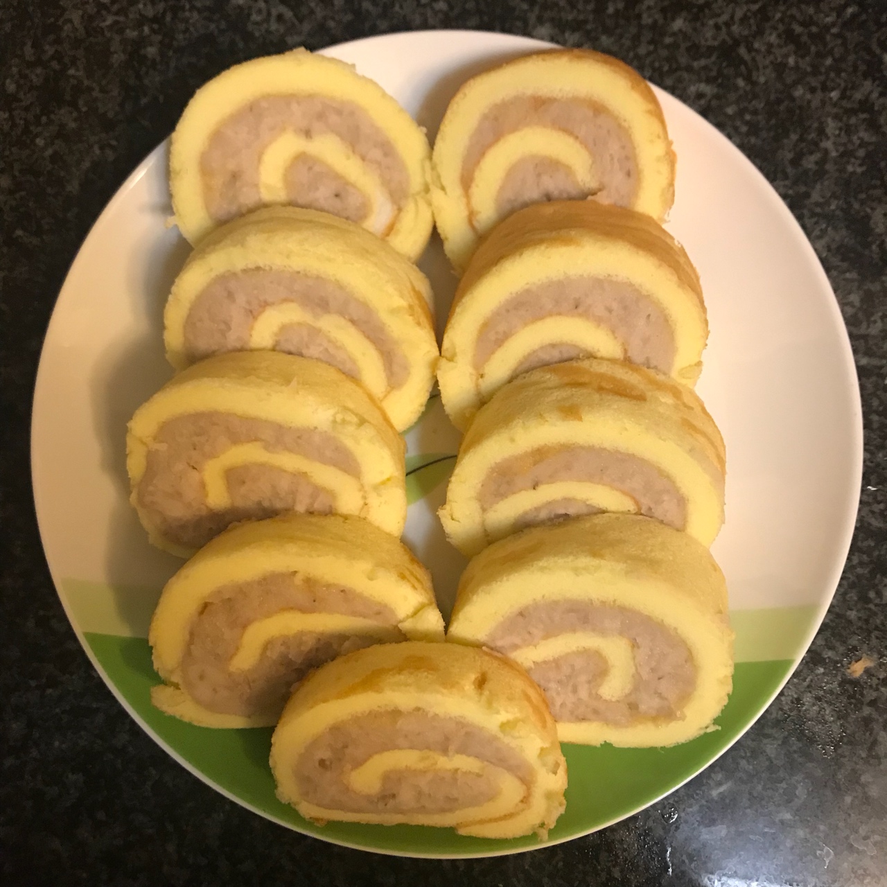 台湾芋泥蛋糕卷