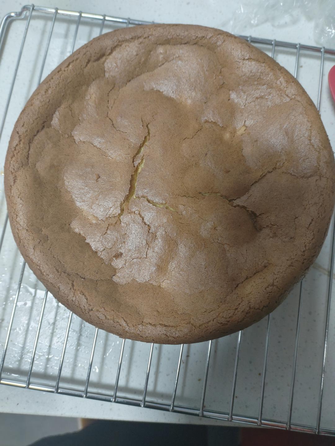 八寸榴莲戚风蛋糕