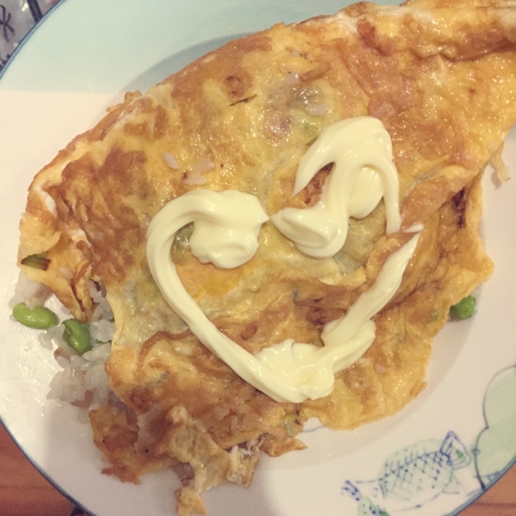 腊肠蛋包饭