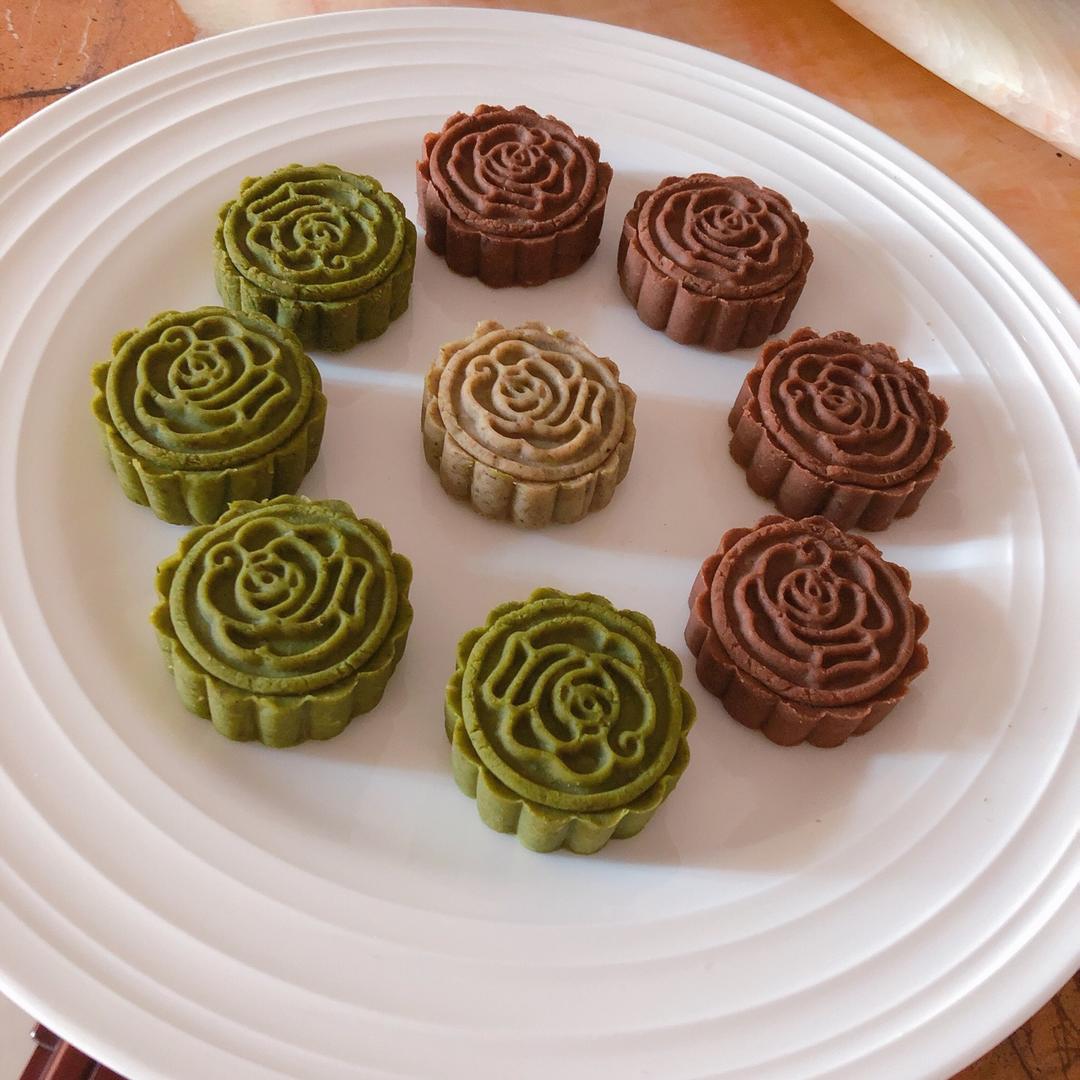 蔓越莓绿豆糕