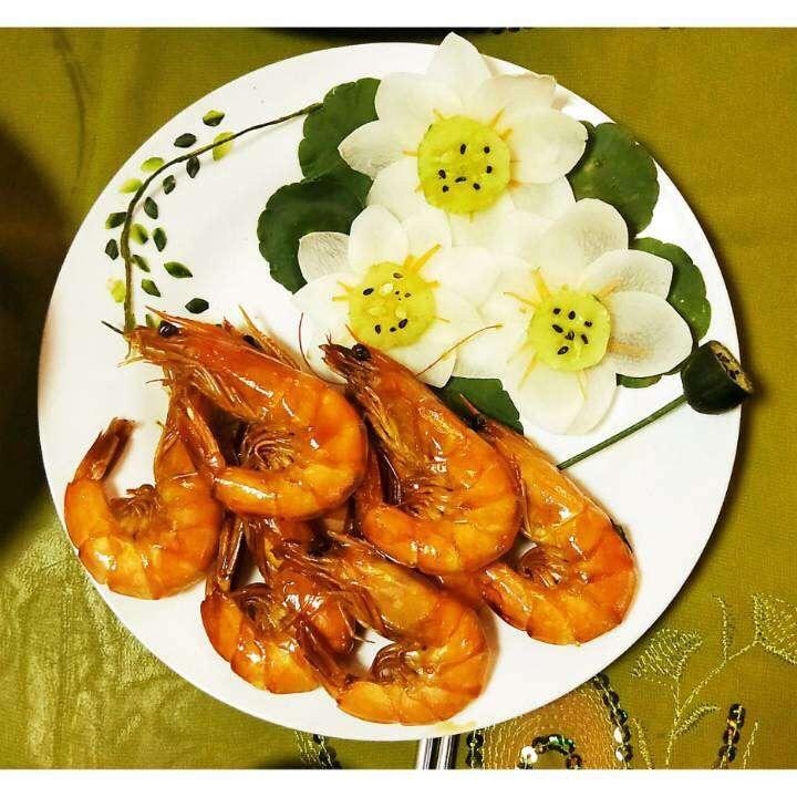 邓岚一华荣科技股份有限公司做的简单美丽的盘饰(8)——拼装荷花盘饰