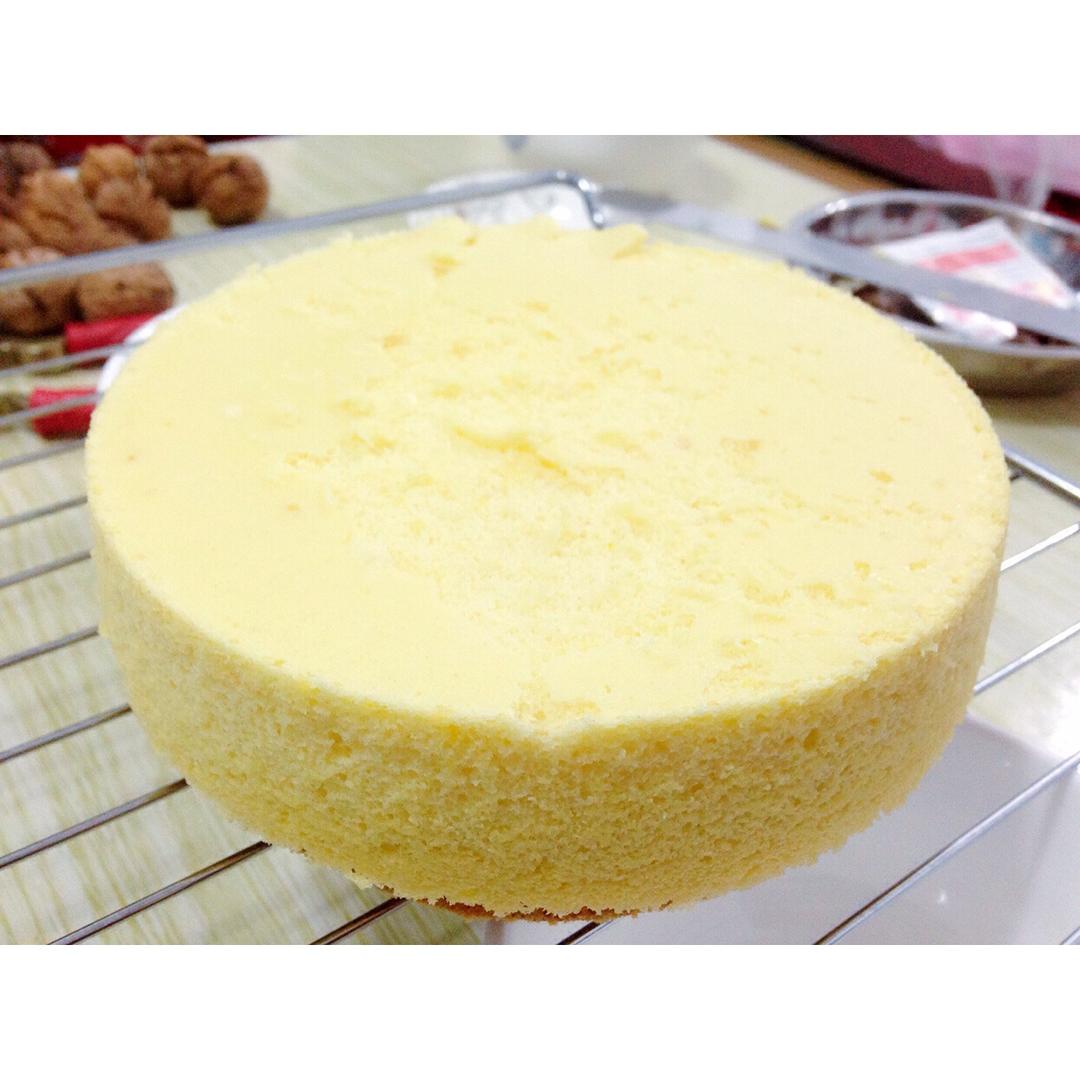 6寸原味戚风蛋糕