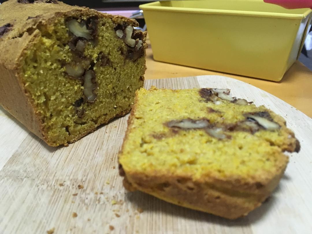 100%全麦南瓜核桃快手面包丨健康·烘焙