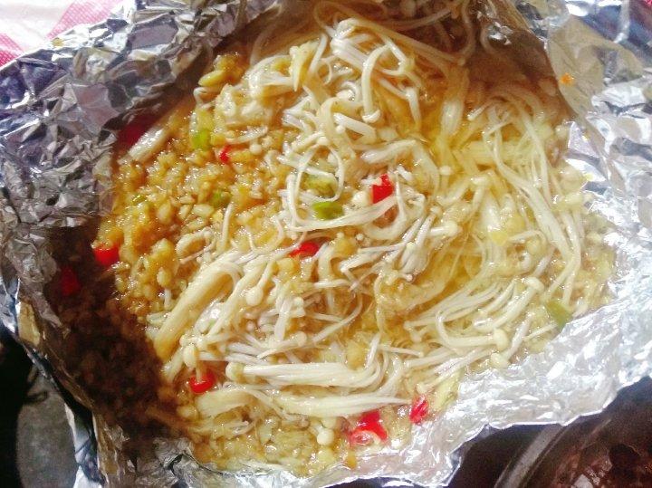 蒜蓉烤金针菇（烤箱版）