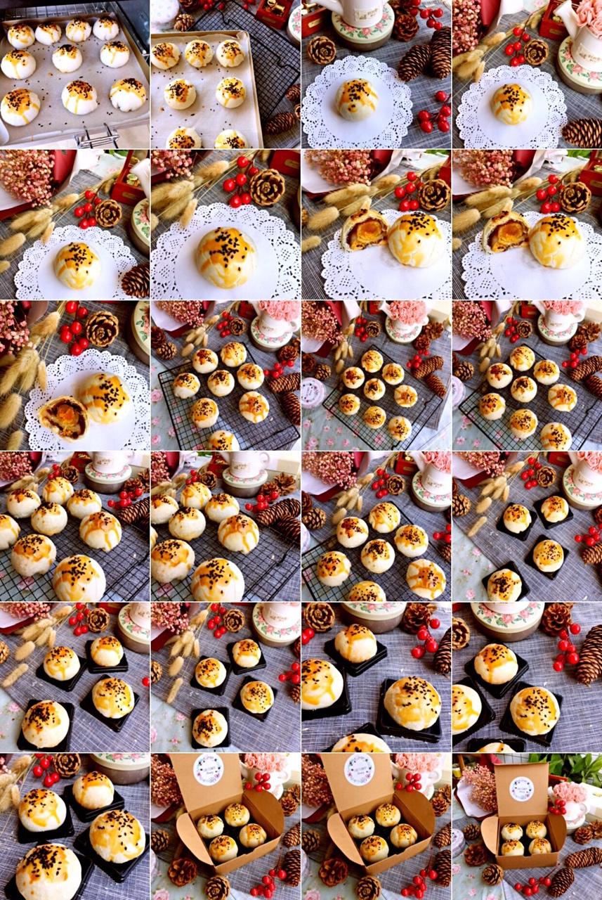 ㊙️网红麻薯肉松蛋黄酥🔥，好吃到爆‼️