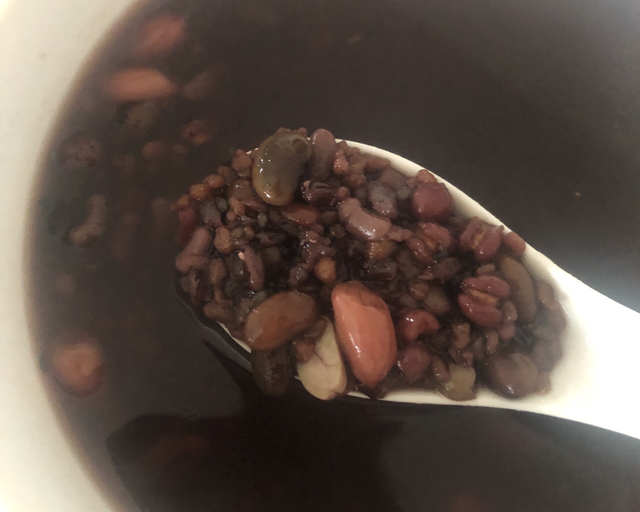 黑豆红豆粥的做法