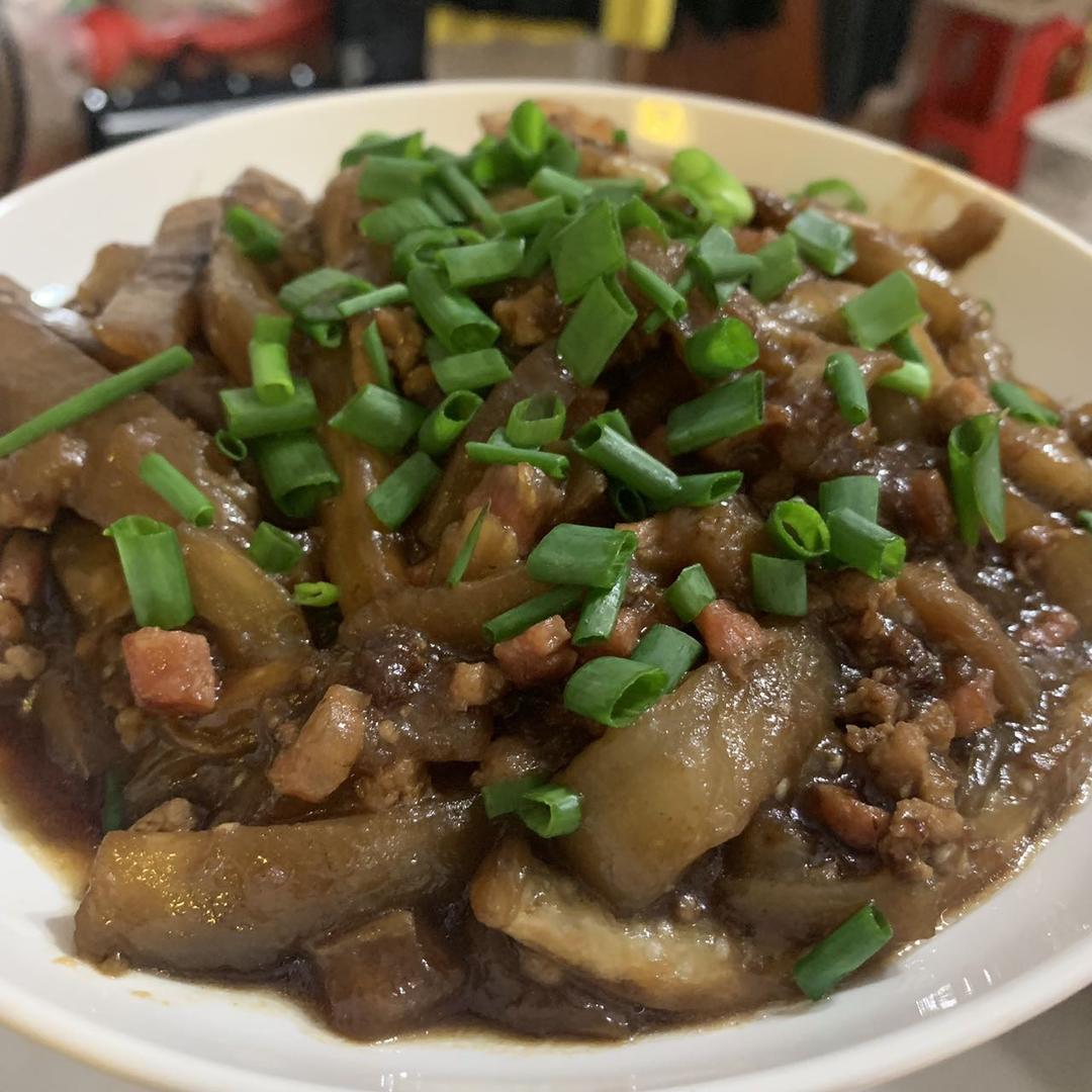 新手也能十分钟做完全家舔盘子的肉末茄子