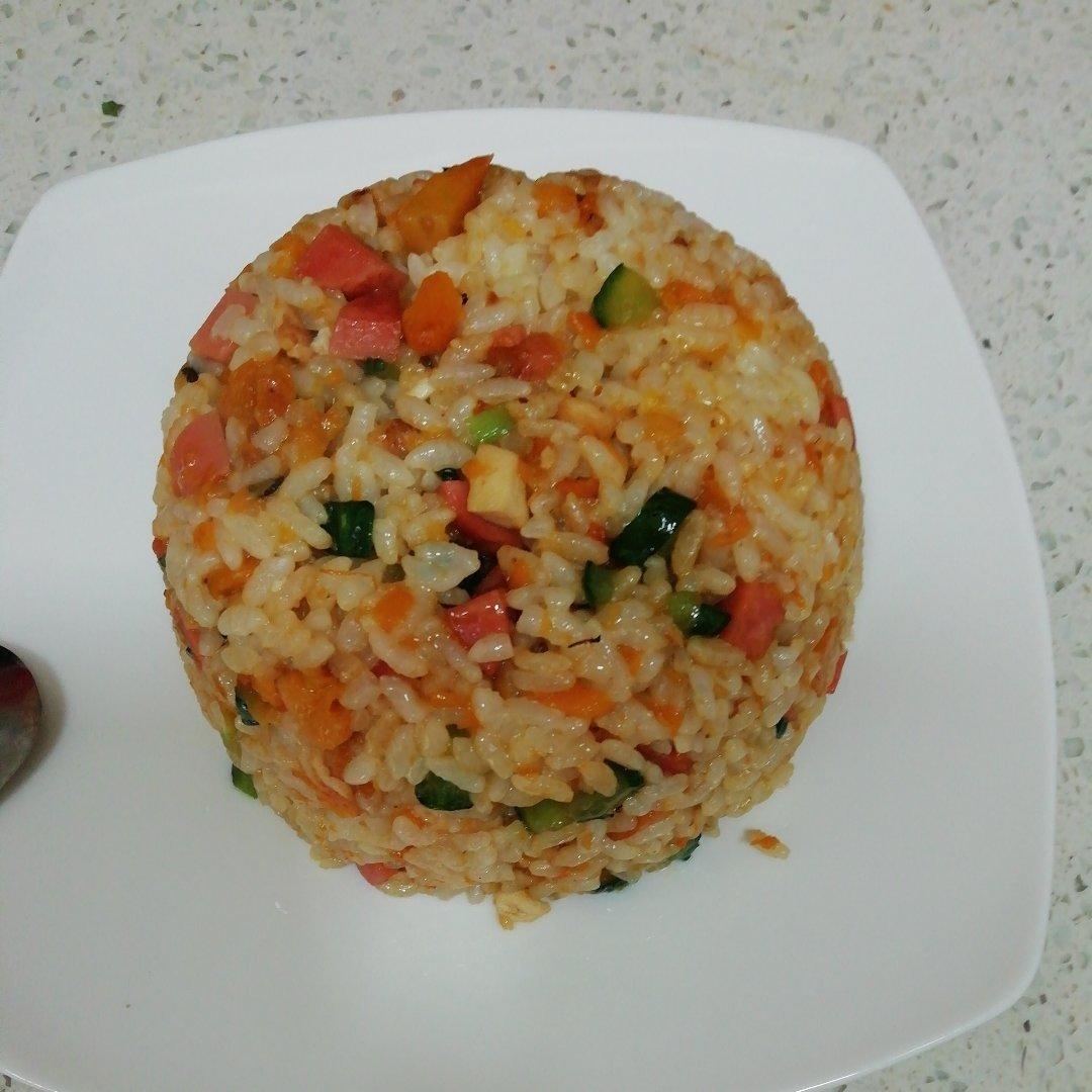 南瓜酱炒饭