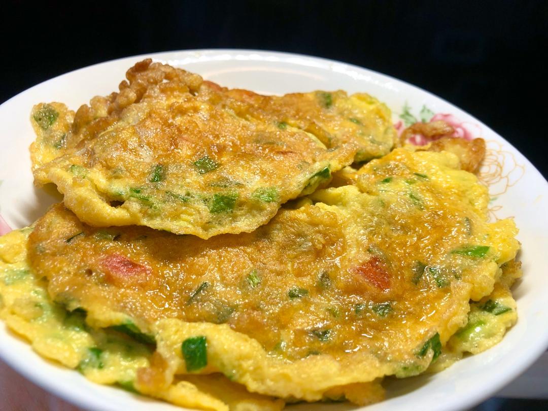 韭菜鸡蛋煎饼
