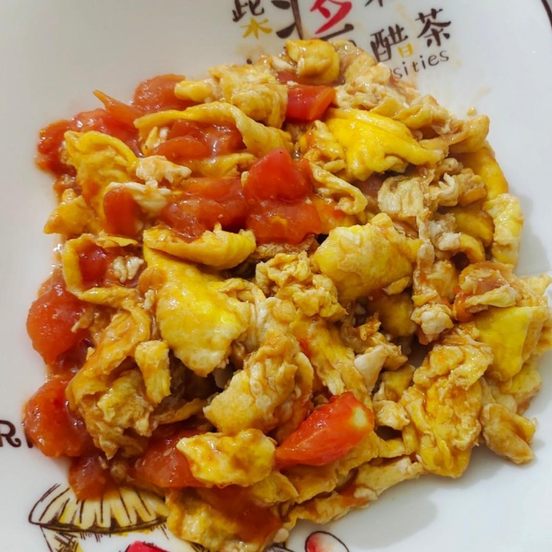 ㊙️一人食|饭店风味番茄炒蛋做法揭秘
