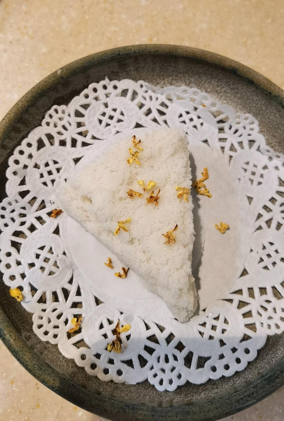 桂花糕 松糕 半小时搞定毫无难度