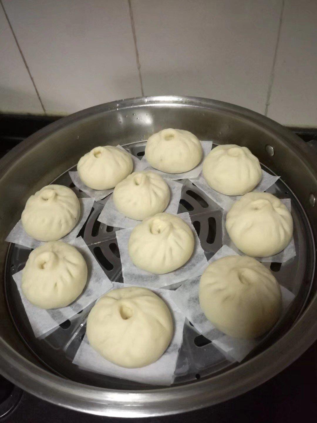 猪肉包子（附视频。一次性发酵。）